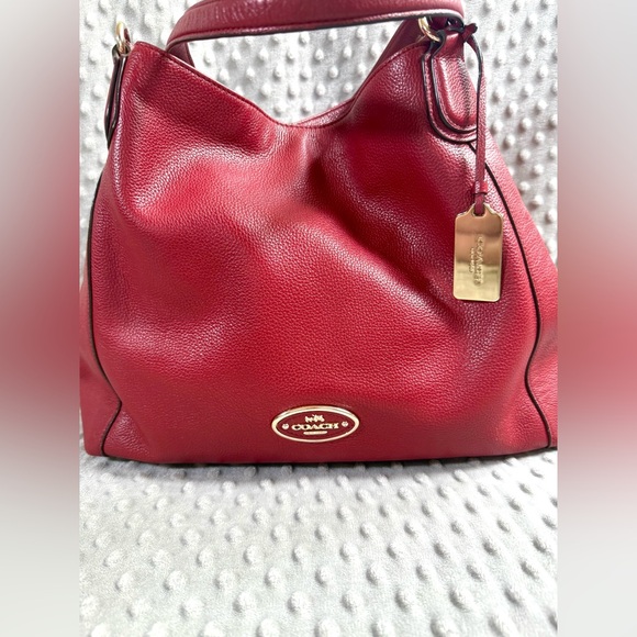 Coach Handbags - Coach Red Shoulder Bag